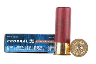 Federal Power Shok 12 gauge ammo is loaded with 00 buckshot